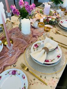 Vitrínová retro obedová súprava,posielam bezpečne - 14