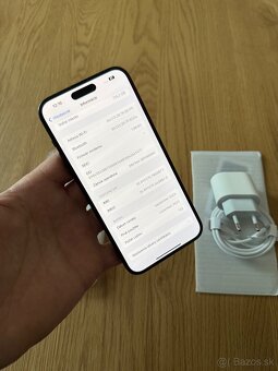 iPhone 15 Plus 128 gb Black v záruke + príslušenstvo - 14