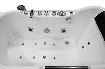 M-SPA - 1683 Pravá kúpeľňová vaňa s hydromasážou 140 x 87 x - 14