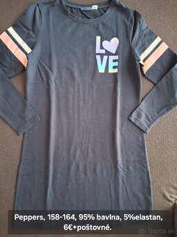 Dievčenské predĺžené mikiny. 3ks. - 14