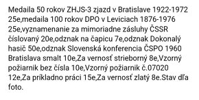 Odznak medaila hasič,požiarnik. - 14