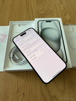 iPhone 15 Plus 128 gb Black - komplet príslušenstvo, záruka - 14