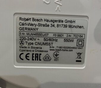 Bosch mum Profimix 46 4655EU/07 kuchynský robot 550w - 14