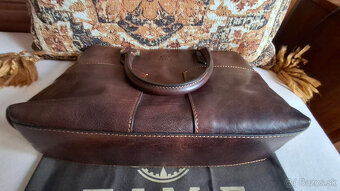 hnedá kožená kabelka - nová - 14