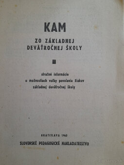 Skladačky a brožúry 60-te roky - 14