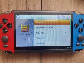 2x BEZDRÔTOVÁKONZOLA X12 PLUS S VEĽKÝM DISPLEJOM 7 " - 14