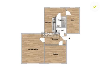 HALO reality - Predaj, trojizbový byt Dunajská Streda - 14