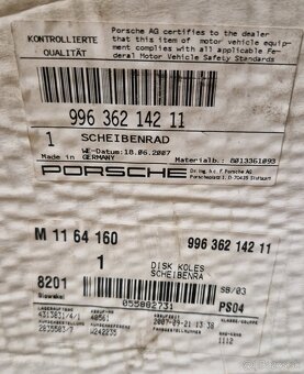 Disky Porsche R18 BBS 996.362.136.04 a BBS 996.362.142.11 - 14