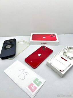 iPhone 13 RED 128GB NOVÁ BATÉRIA 100% PRÍSLUŠENSTVO - 14