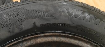 Predám 4 zimné pneumatiky s diskami Škoda octavia 2 - 14