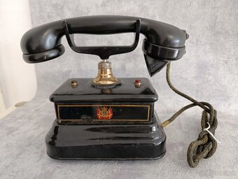 Velmi starý dánský telefon Jydsk z pošty z Kodaně. - 14