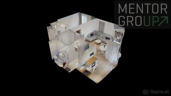 360° VR Na prenájom elegantný 2-izbový byt s terasou a gará - 14