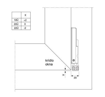 Kovanie MACO - horné a dolné závesy ( pánty ) - 14