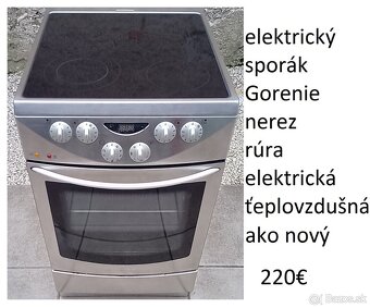 predám sporák aj s káblom rovno do zásuvky 230V - 14