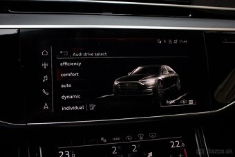 Audi A8 60 TFSI-e V6, masáž, webasto, pano, nelakované - 14