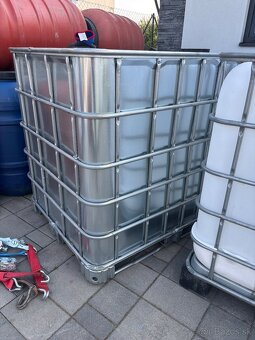 IBC NADOBA NADRZ 1000l Kontajner,plastovà nadrz - 14