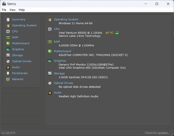 Asus VivoBook Flip TP401MA/N5000/4GB RAM/Touch FHD/128GB SSD - 14