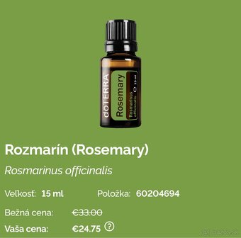 Neotvorené esenciálne oleje dōTERRA - 14