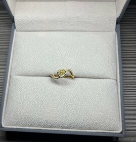 Exkluzivny diamantovy prsten 14k zlte zlato - 14