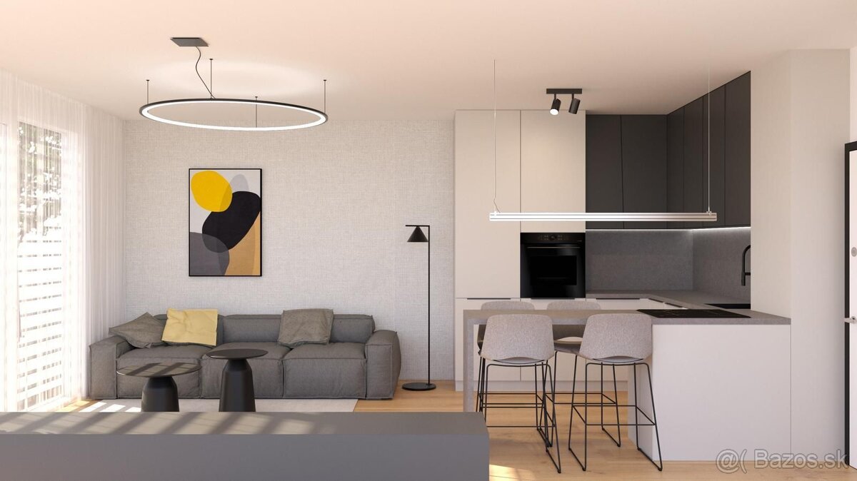 Predaj 2 izb. byt v projekte Prúdy - II. etapa E 2.02 - 15