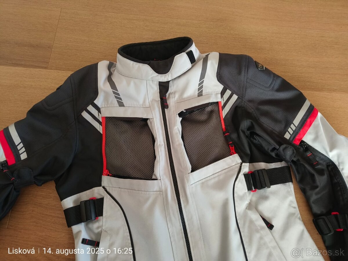 Dámska moto bunda CLOVER HYPERBLADE WP black/grey - 15