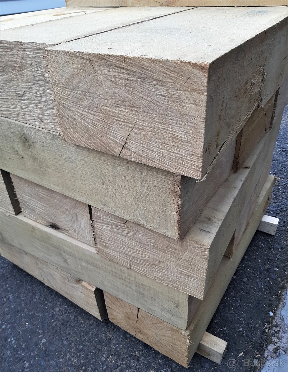 dubové fošne, hranoly a podvaly - 15