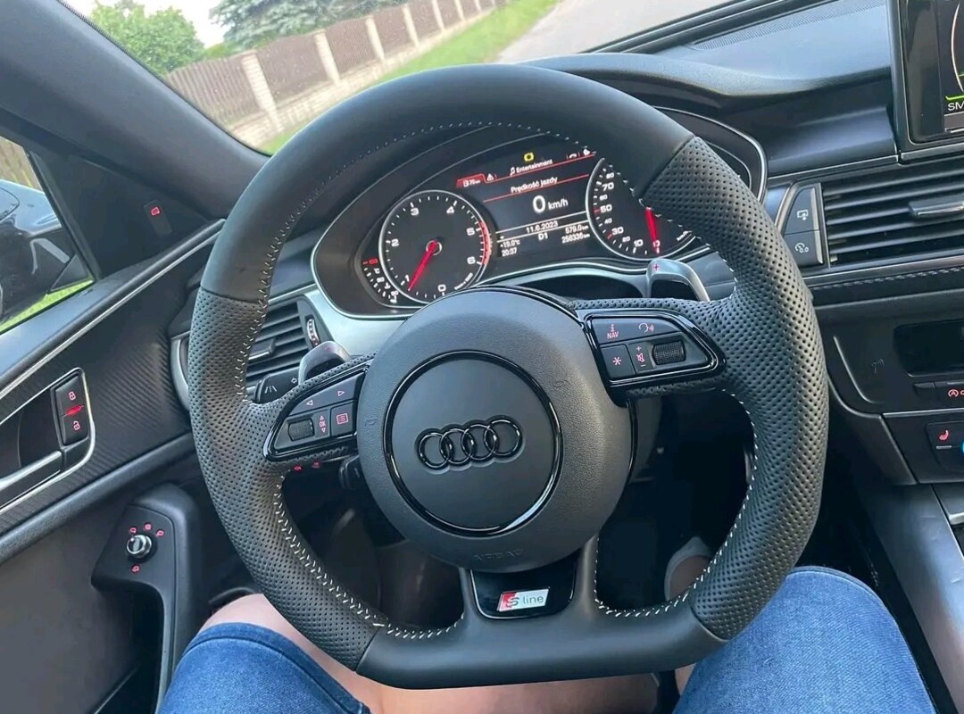 VOLANT AUDI KOŽENÝ MULTIFUNKCNY s AIRBAGOM - 15