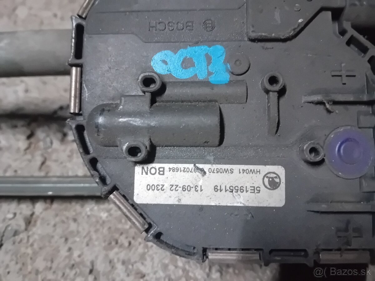 Mechanizmu stieračov VW Group - 15