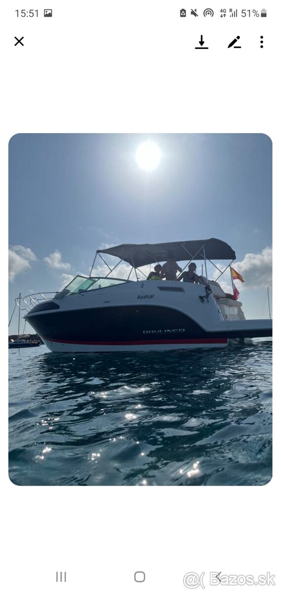 Prodám kajutovou loď Bayliner 855 ciera 8 - 15