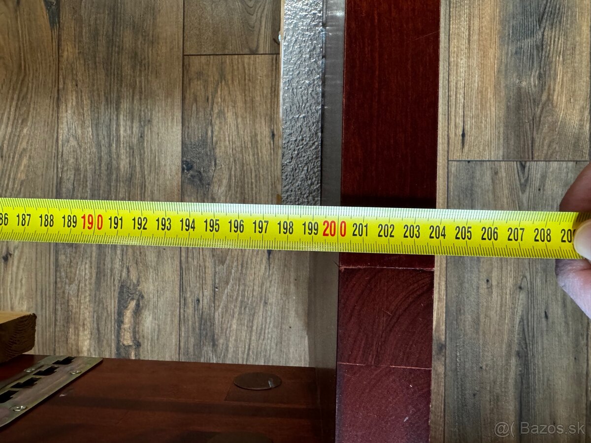 Masivna ceresnova manzelska postel - 15