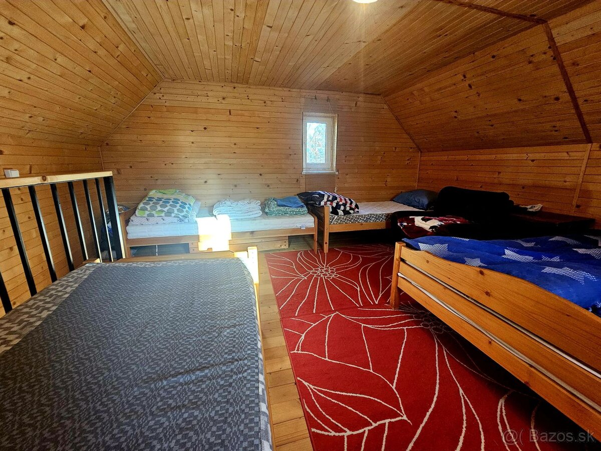 Rezervované Na predaj murovaná dvojpodlažná chata, Čermel, K - 15