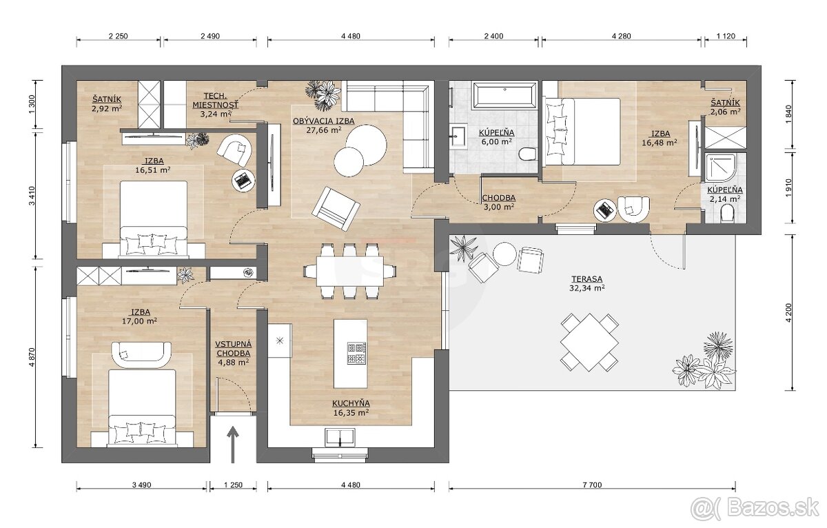 SRG | Nový 4-izbový dom s terasou a garážou | Kolárovo - 15