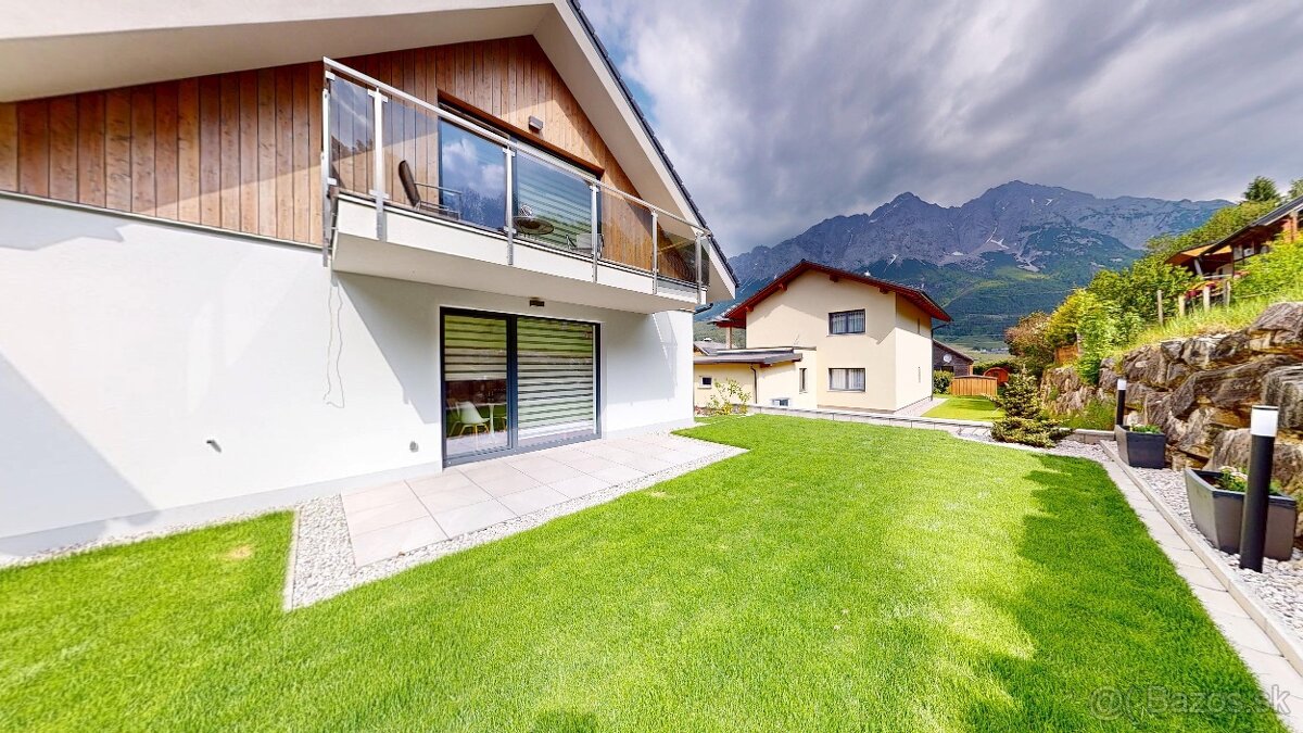 3izbový apartmán s terasou a záhradou v rakúskych Alpách - 15