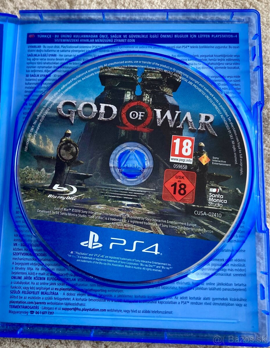 PS4 Slim 500GB + ovládač + 3 top hry (GoW, FIFA, Horizon) - 15