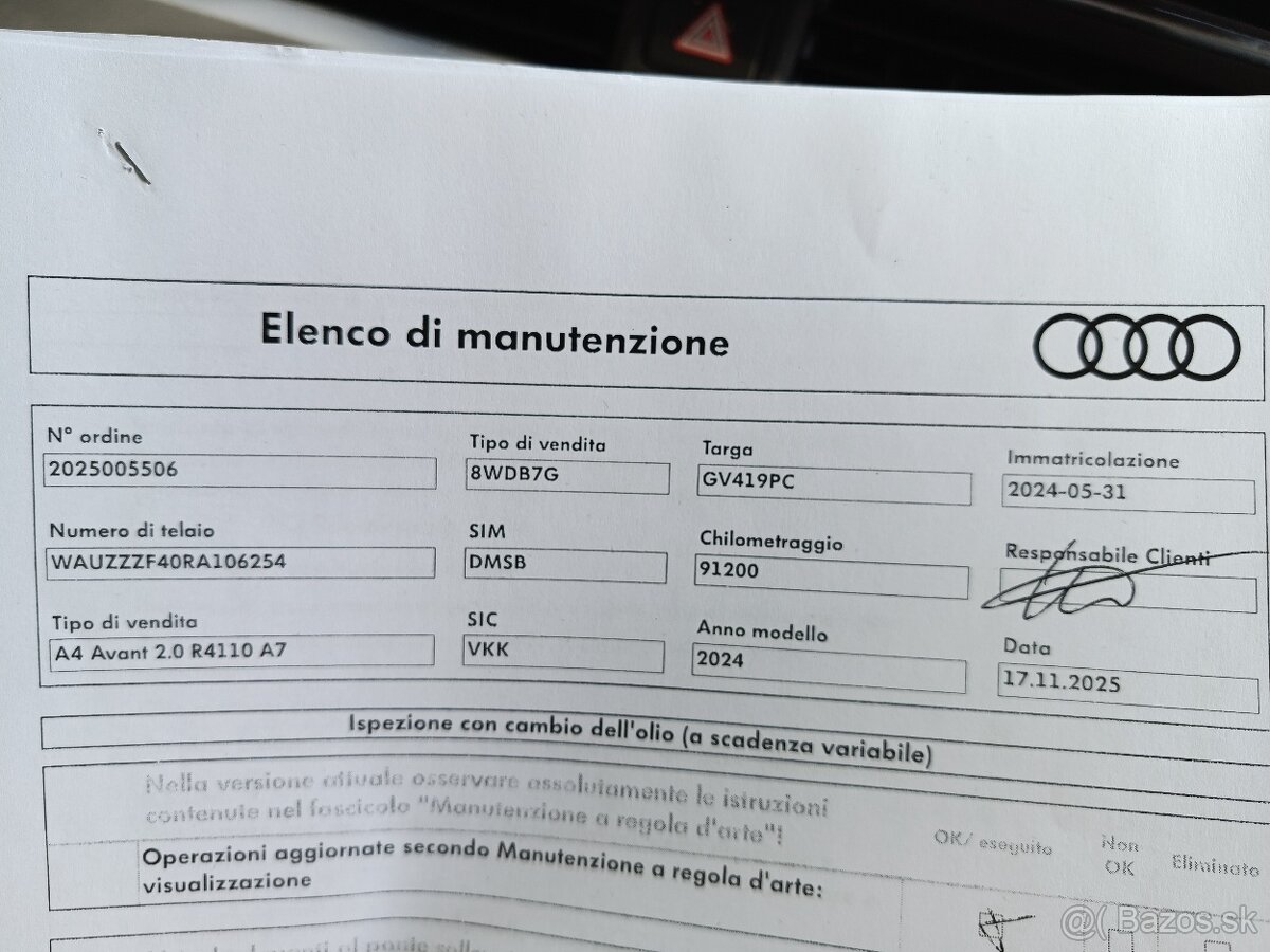 Audi A4 Avant 2.0tsi R4 110 A7 - 15