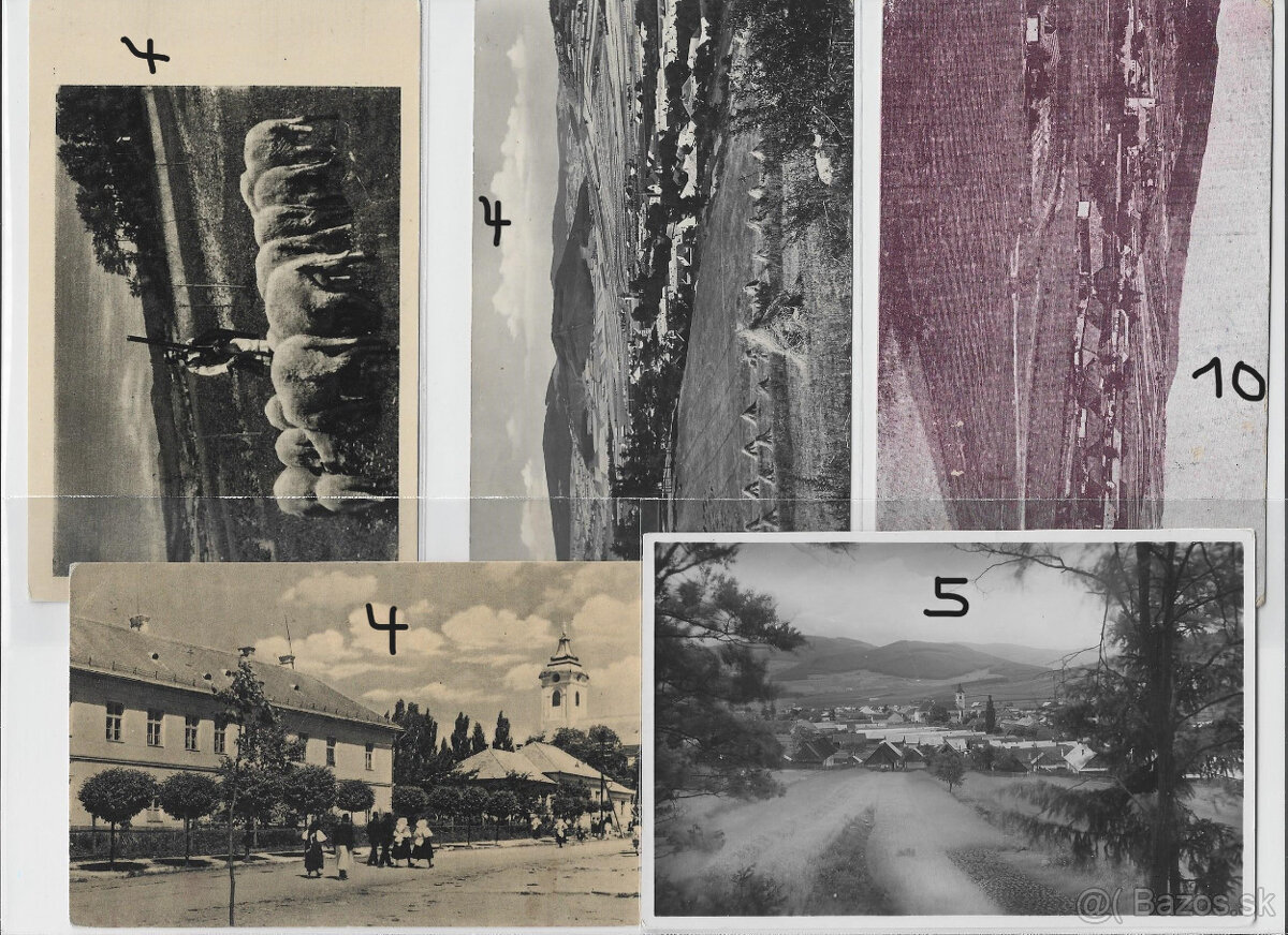 Predam stare pohladnice miest 10 - 15