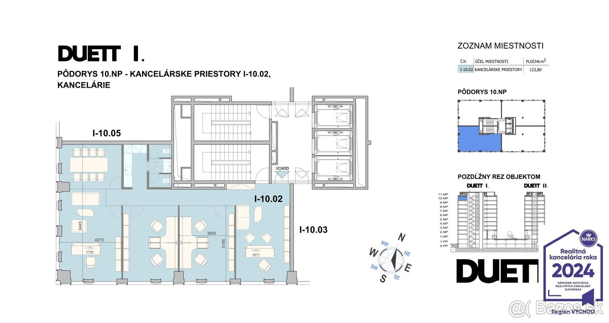 Reprezentatívna kancelária, DUETT I Námestie osloboditeľov - 15