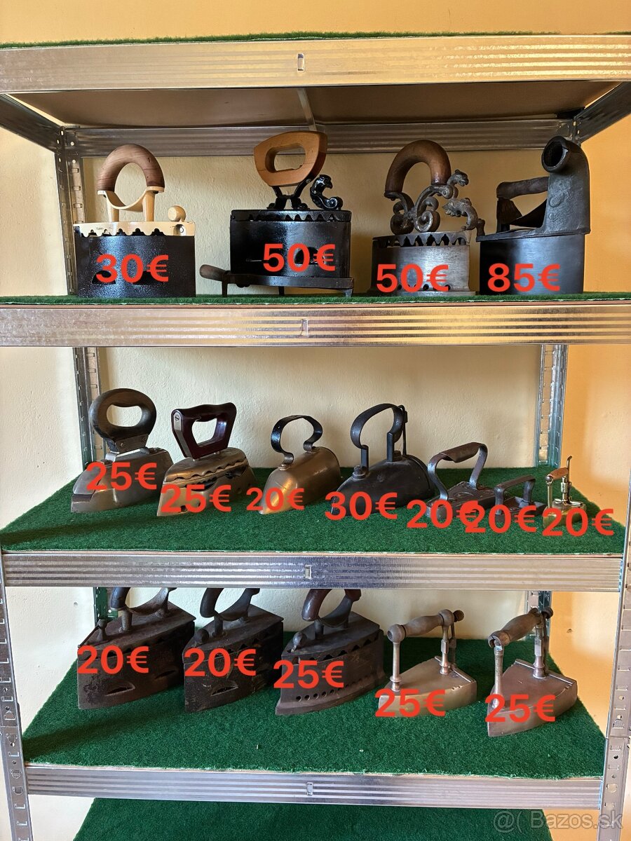 Starožitná žehlička- - 15