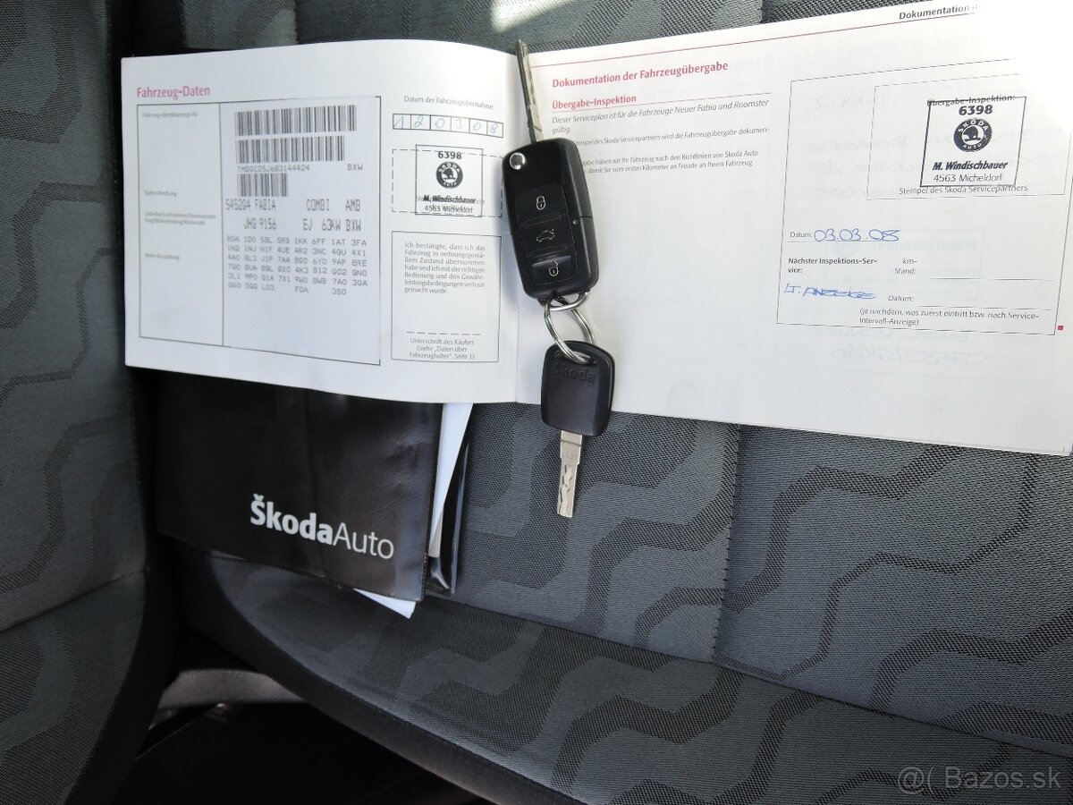 Škoda Fabia, 1,4i 16V Servis 1.maj. 2008 - 15