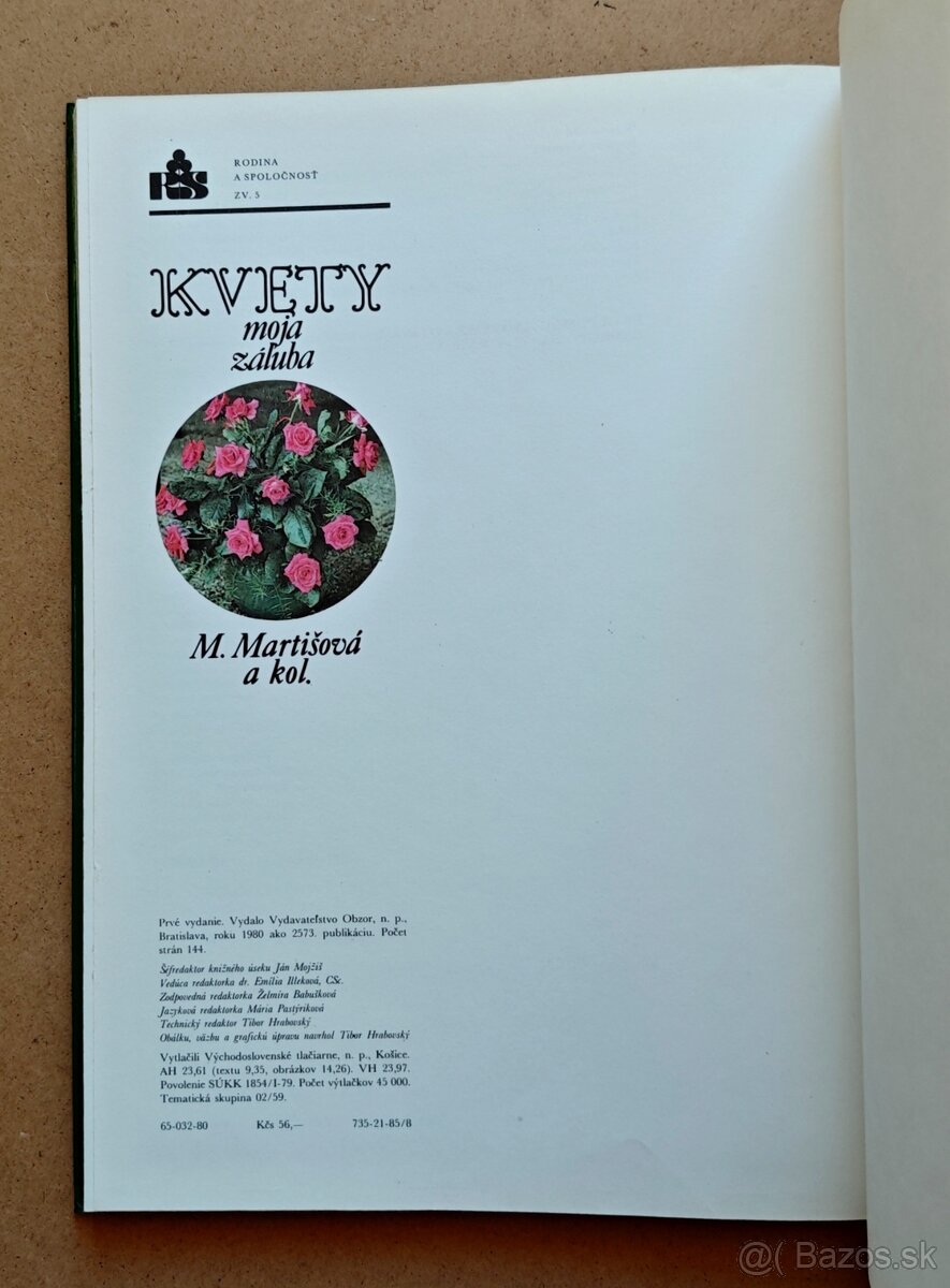 PESTOVANIE KVETOV - 2 knihy - 15