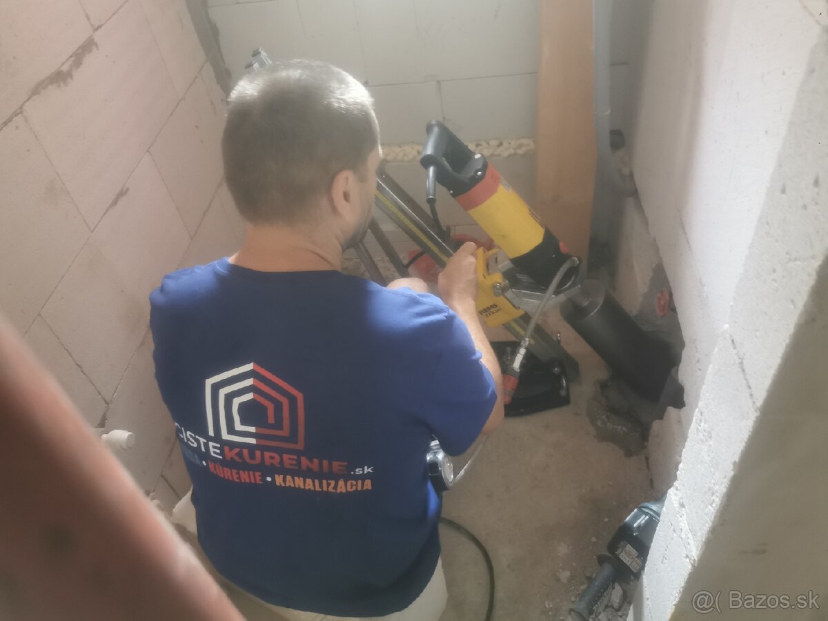 Jadrové vŕtanie, Zmrazovanie potrubia - 15