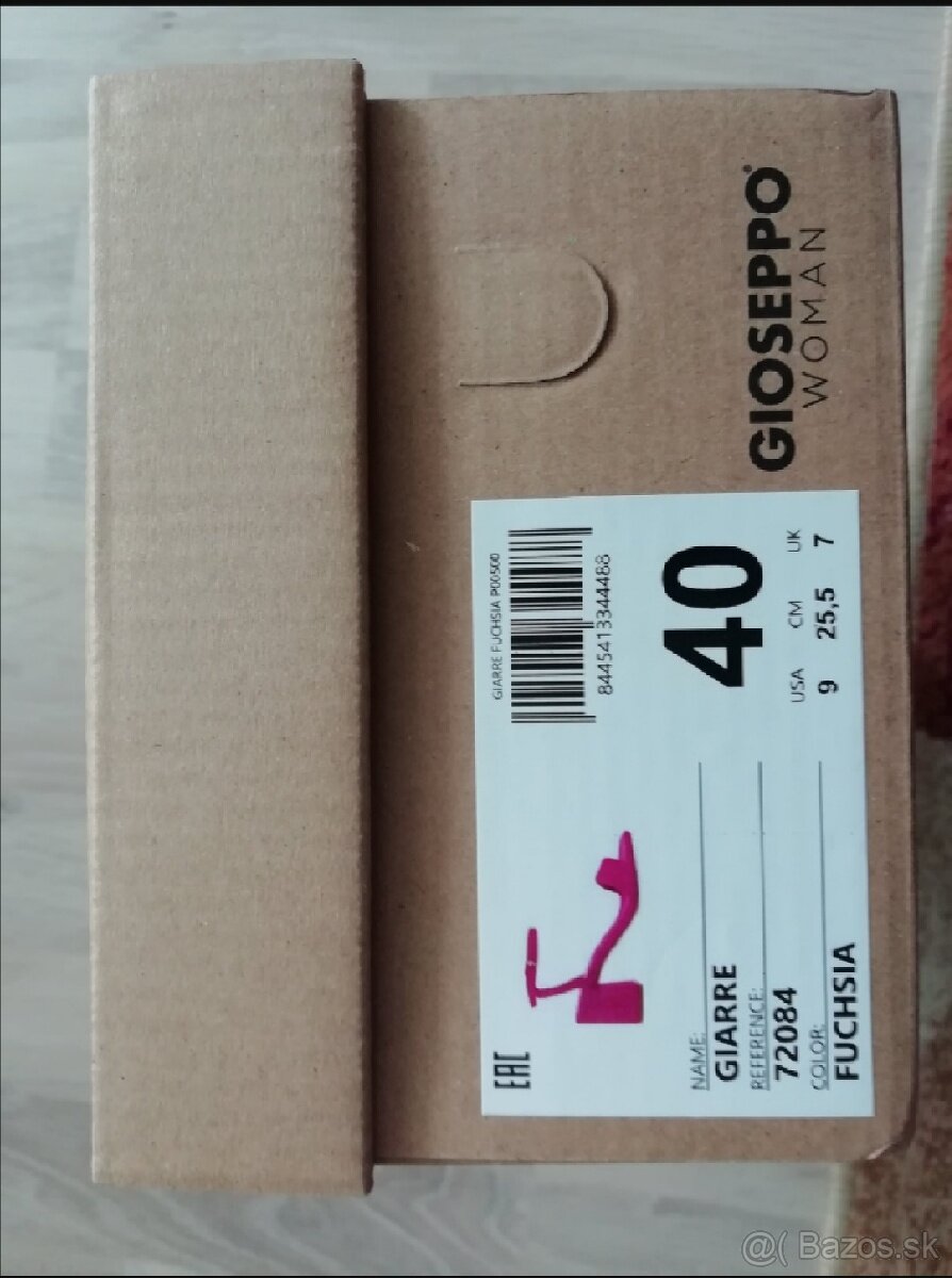 Dámske cyklamenové sandále. GIOSEPPO - 15