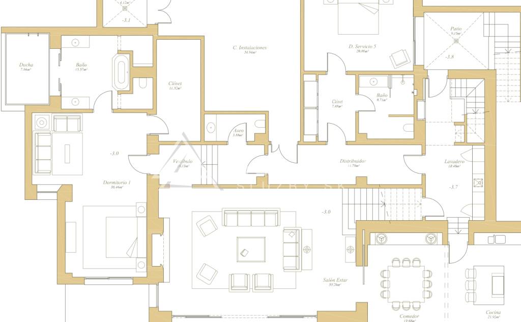 Španielsko, Finca Cortesin Golf , Green 10, Villa 4 - 15