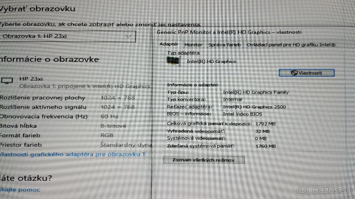 Predám stolný počítač HP - 15