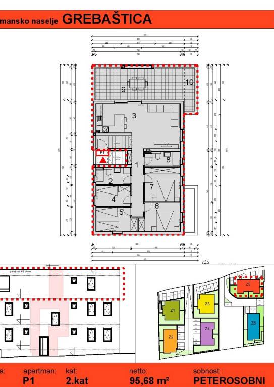 CHORVÁTSKO - Nové 5-izbové apartmány - GREBAŠTICA - 15