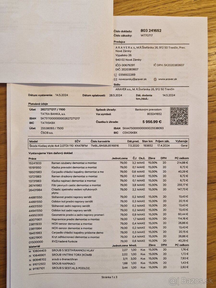 Predám Škoda Kodiaq 2.0 TDI 110kw/ 150Ps, 4x4, r.v. 2020 - 15