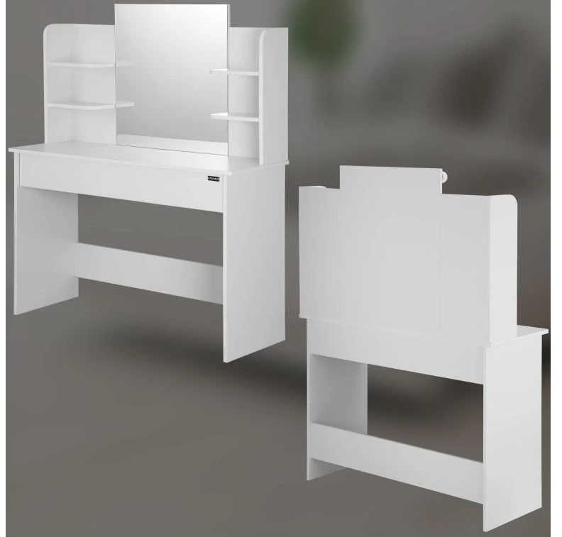 Toaletný stolík Lucia s LED osvetlením 140x110x40 - 15