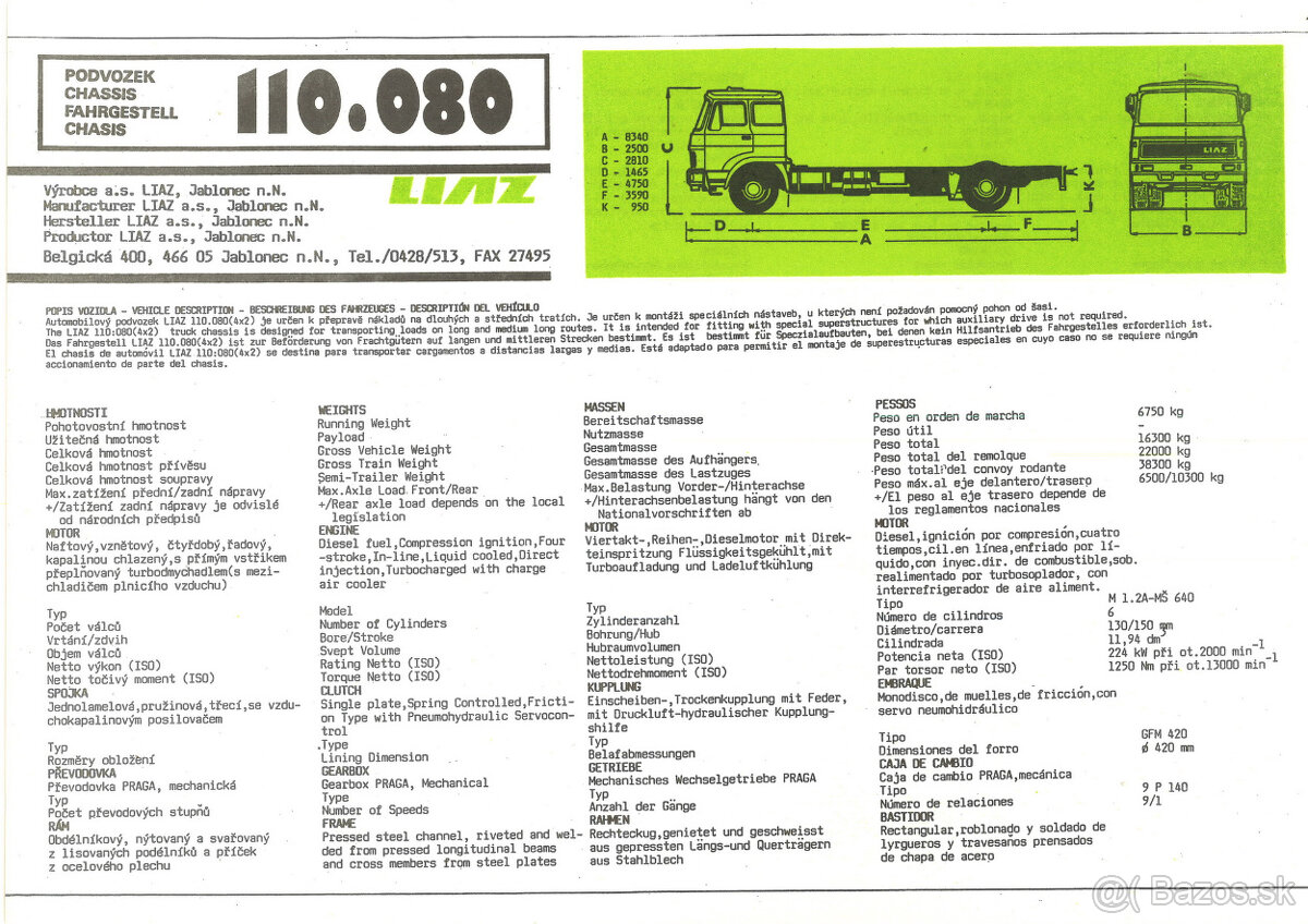 Prospekty Liaz 3 - 15