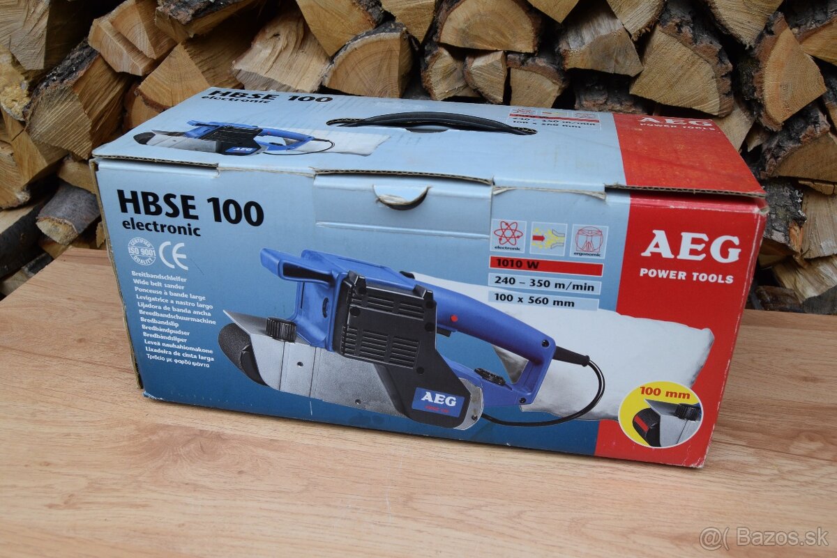 Pásová brúska AEG HBSE 100 ( 1010 W, 100 mm ) - 15