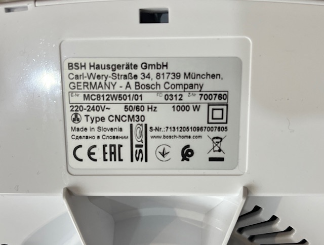 Bosch MultiTalent 8 MC812W501 kuchynský robot - 15